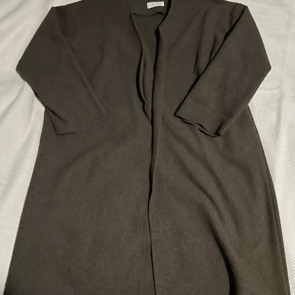 OAK + FORT Rich Brown Knit Cardigan
